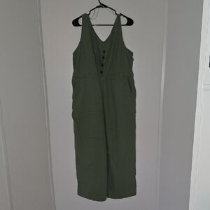 ❤️ 3 FOR $20 DRESS SALE ❤️ Time and Tru Forest Green Jumpsuit